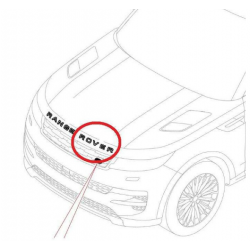 LR160905LR / LR160905 Jaguar Range Rover Kaput “ROVER” Harf Seti Orijinal